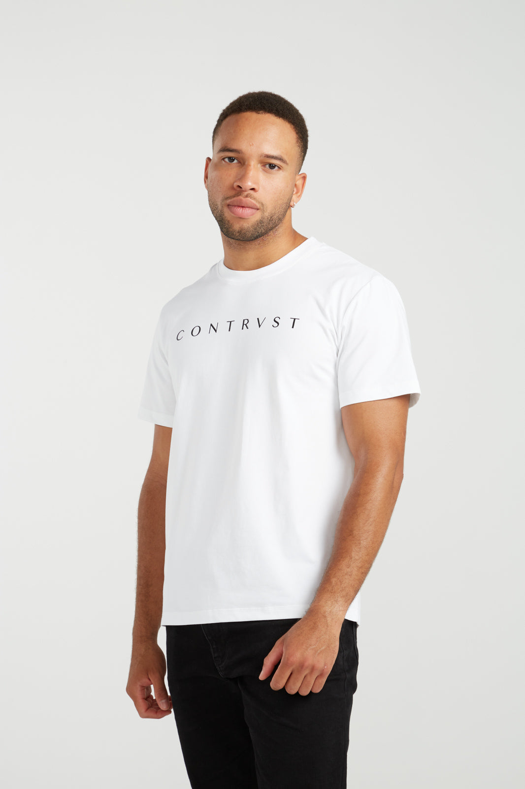 Contrvst White T-Shirt