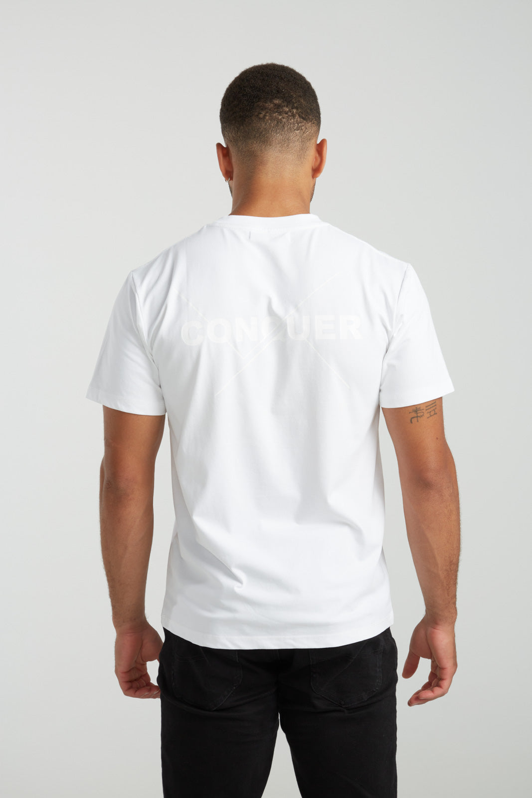 Conquer White T-Shirt