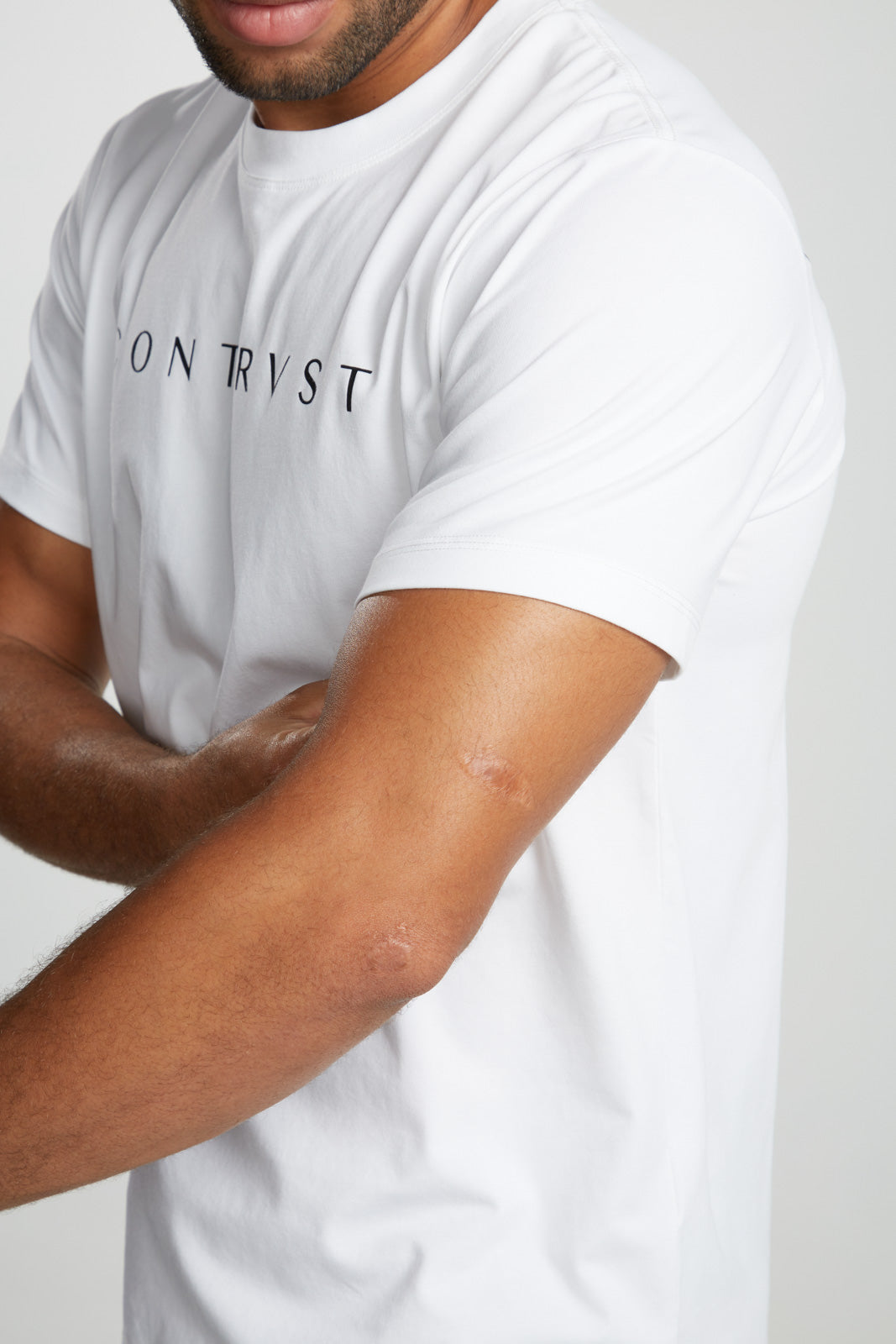 Barcode White T-Shirt