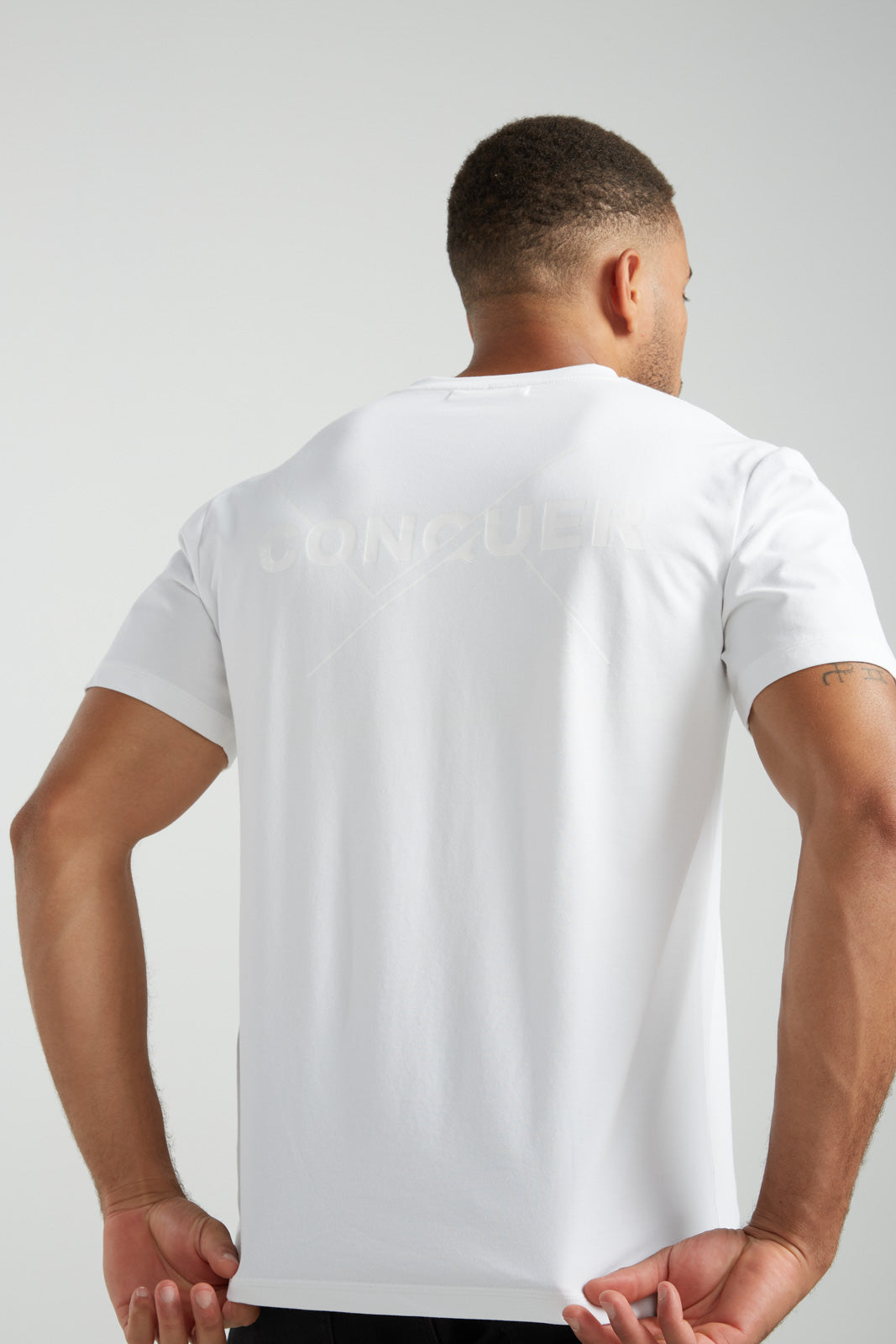 Conquer White T-Shirt